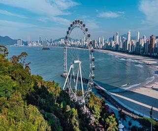 Imagem de um ponto turisco de Balneário Camboriú, SC